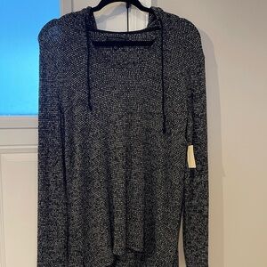 Aeropostale Black and White Hoodie